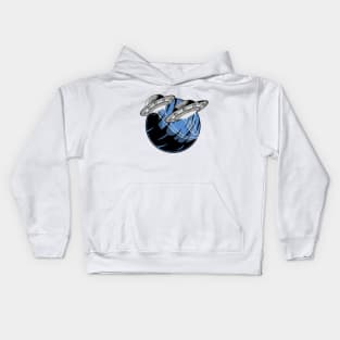 Ufo and Planet Kids Hoodie